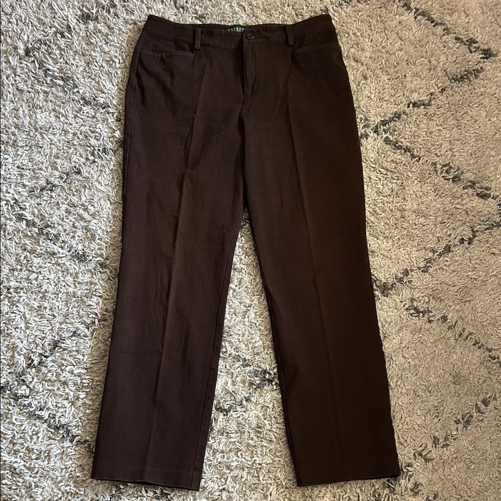 Ralph Lauren Women's Dark Brown Jeans Dress